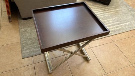 high quality , sturdy, wooden. Side table