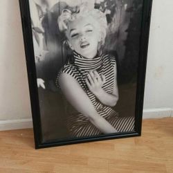Marilyn Moroe  Framed  40"h×27 1/2"