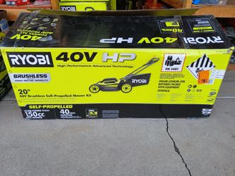 LAWNMOWER RYOBI 40V BATTERY AND CHARGER INCLUDED 