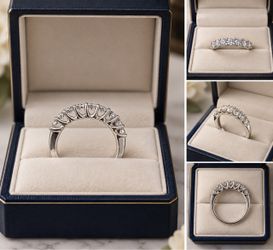 14k white Gold Diamond eternity ring