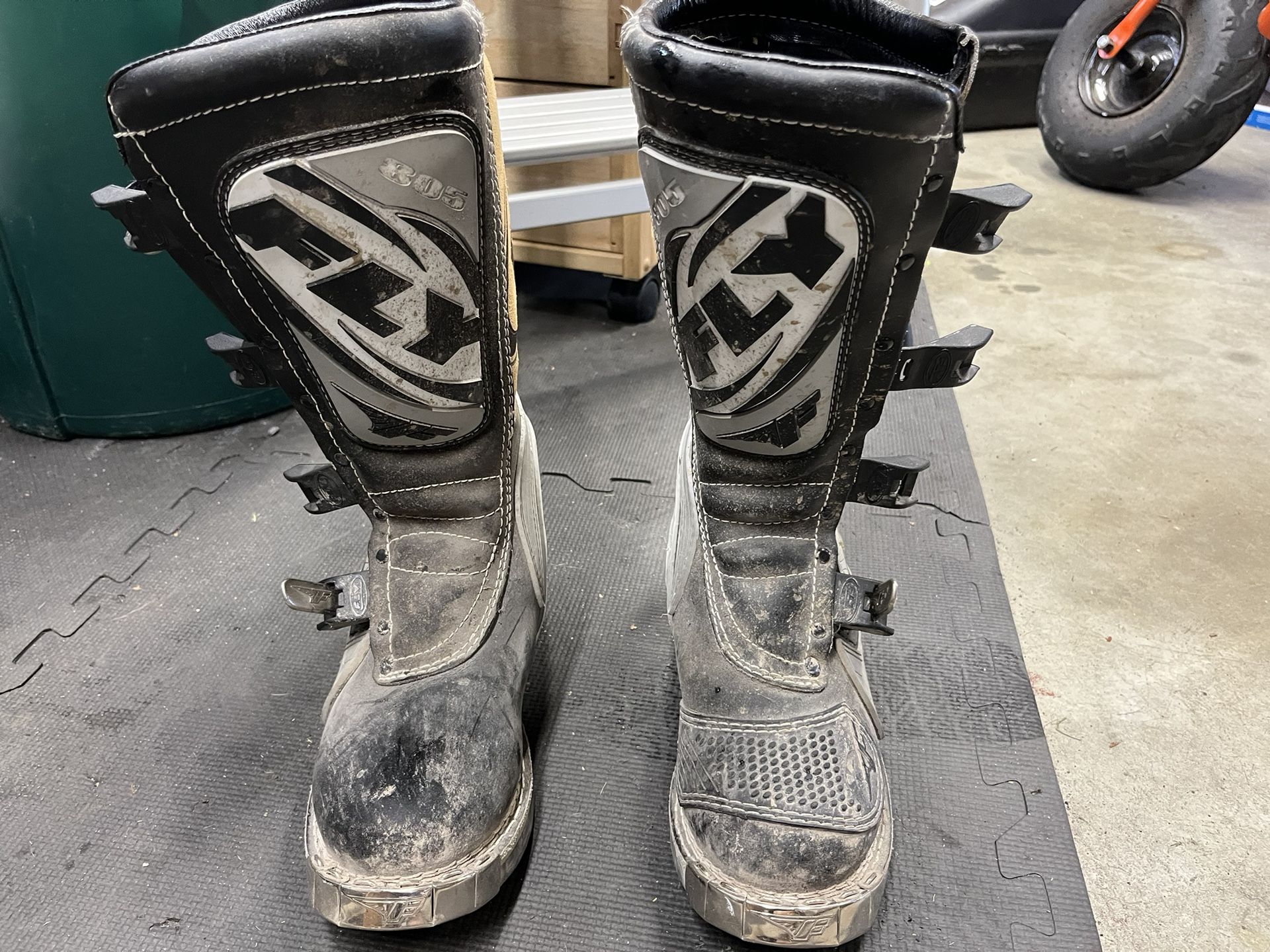 Fly Dirt Bike Boots Size 9