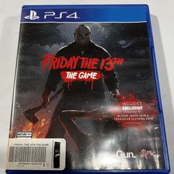 PS4 Friday The 13th The Game