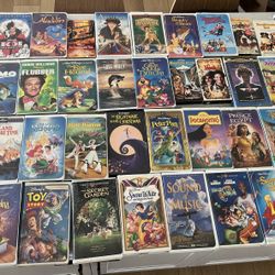 Vintage Disney / Childhood classics - 40 VHS tape bundle
