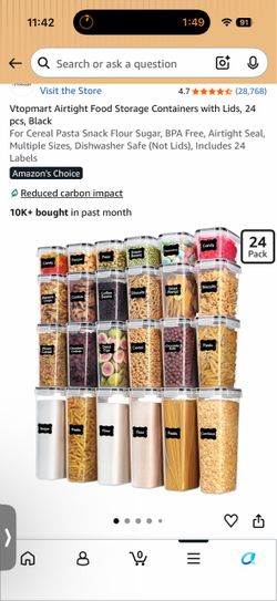 Food storage containers