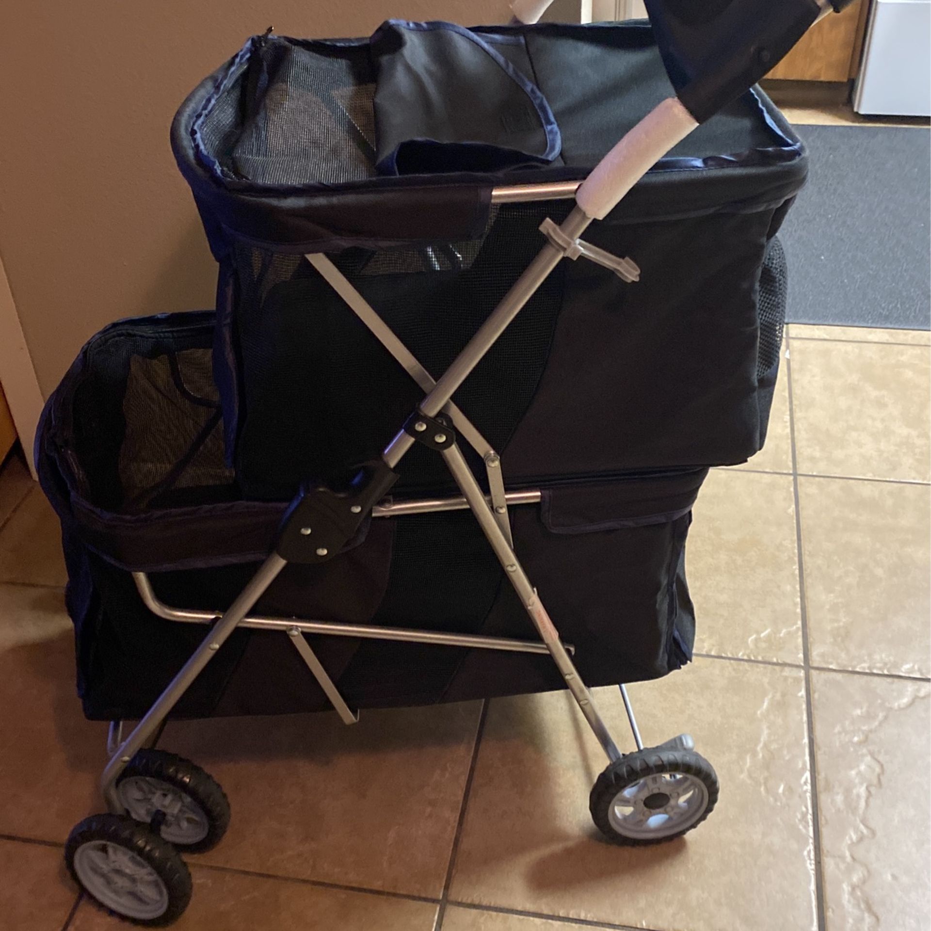 Pet Stroller For Two Dogs