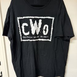 California World Order CWO XXL Tshirt (WWE Live Event Exclusive 2024)