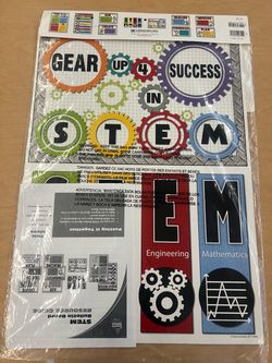 Carson-Dellosa STEM Bulletin Board Set – 10 Pieces.