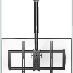 Ceiling TV Mount Fits Most 37-75 inch LCD LED Plasma Panel Display with Max VESA 600x400mm Loaded up to 110lbs Swivel and Tilt TV Bracket Height Adjus