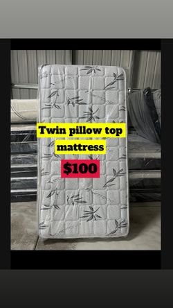 Twin Pillow Top Mattress / Brand New