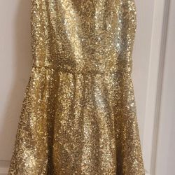 Gold Junior Dress