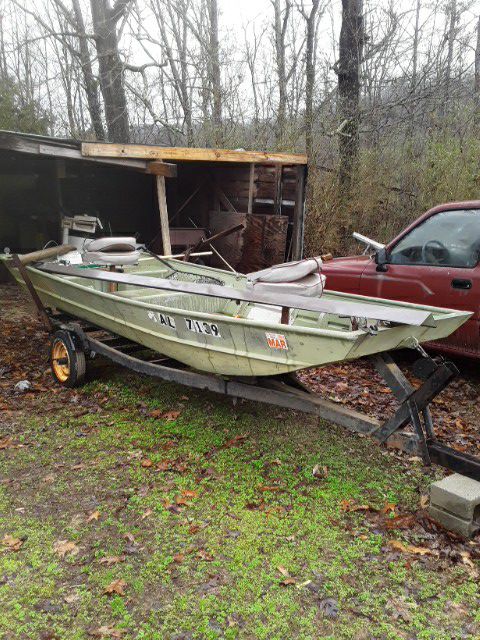 Photo Aluminium 16ft fishing boat with trailor and motor