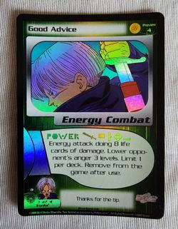 Dragonball Z Card Good Advice 2000
