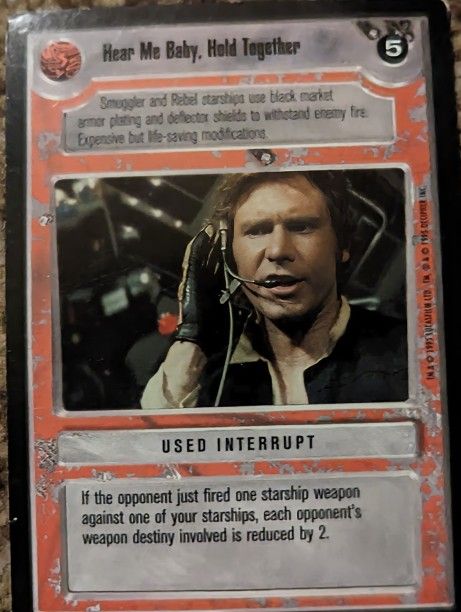 Star Wars, Hear Me Baby, Hold Together Trading Card No. 5