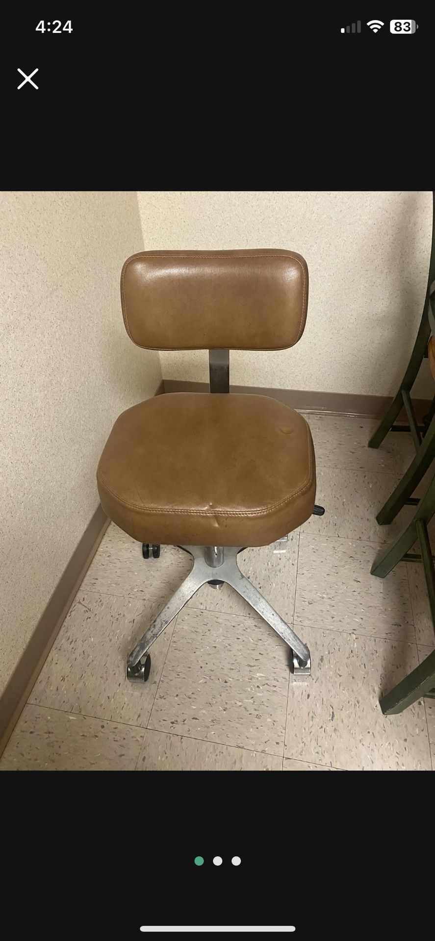 Chair. Rolling Adjustable