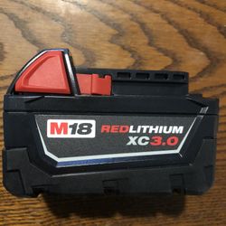 Milwaukee m18  XC 3Ah Red Lithium Battery New