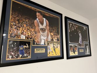 Steph Curry Autographed and Certified Picture 