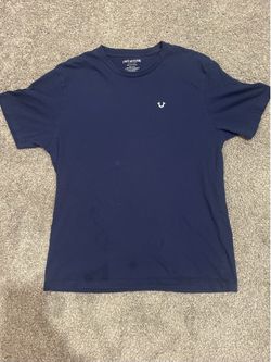 True Religion navy blue cotton t-shirt