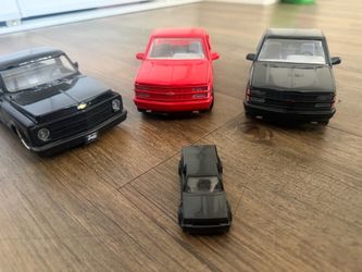 Jada Toys Street Low & Chevy 454 SS Trucks + Hot Wheels GMC