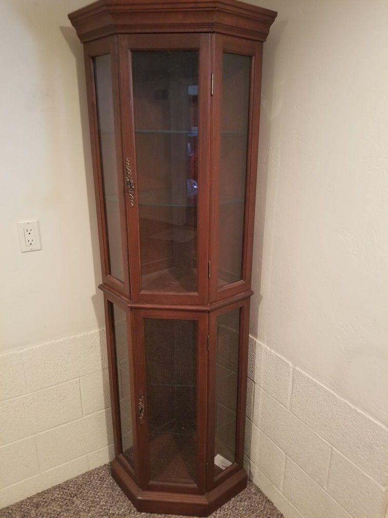 Corner Display Cabinet