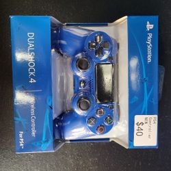 Blue Controller For Ps4 