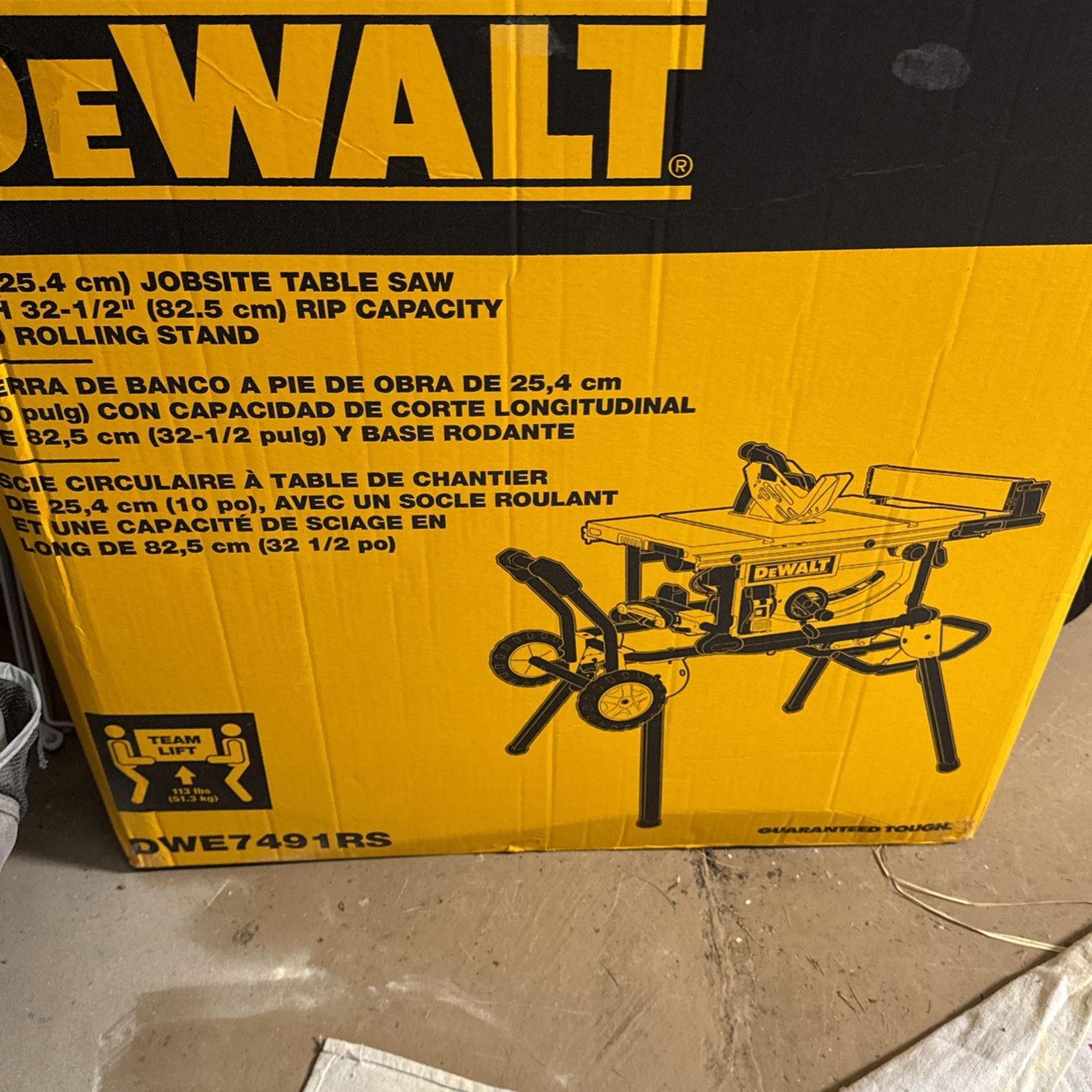 Job site Table Saw