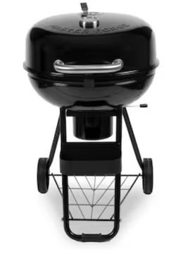 Master Forge Medium https://offerup.com/redirect/?o=NTQwLVNxLklu 22.17-in W Black Porcelain Coated Kettle Charcoal Grill