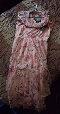 Candalite polyester mesh dress in a size medium