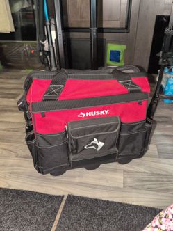 Husky rolling tool bag