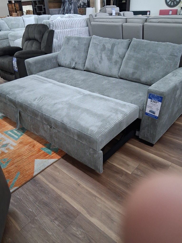 Sleeper Sofa In Fog