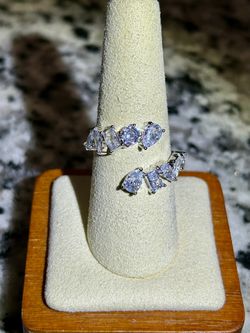 NEW 4.5 Carat Zircon Wrap Ring 