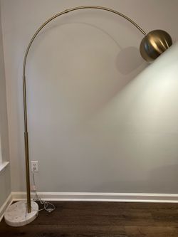 Brightech 75” inch gold arched lamp  - Name your price