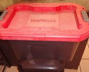 CRAFTSMAN TOTE w/ LOCKING LID