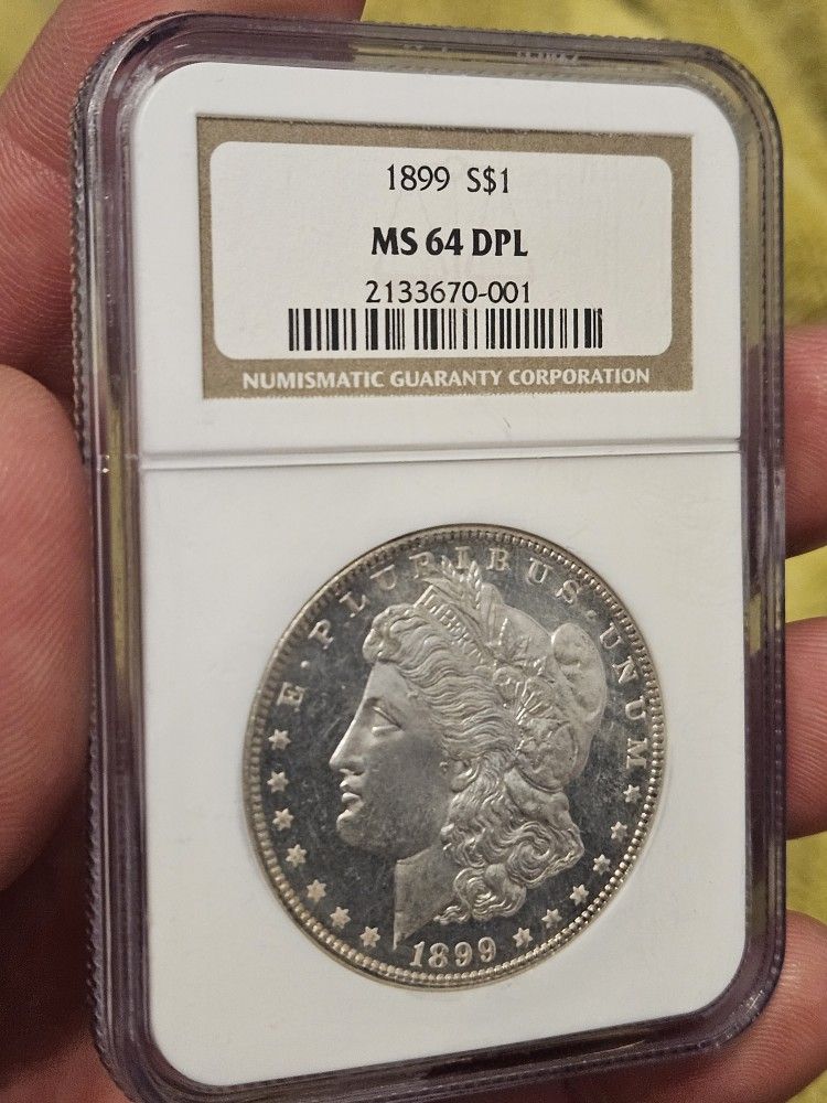 1899 MS64 DMPL Morgan Dollar