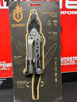 GERBER CENTER - DRIVE  MULTI-TOOL + SHEATH New