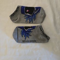 Gray Fortnite Socks
