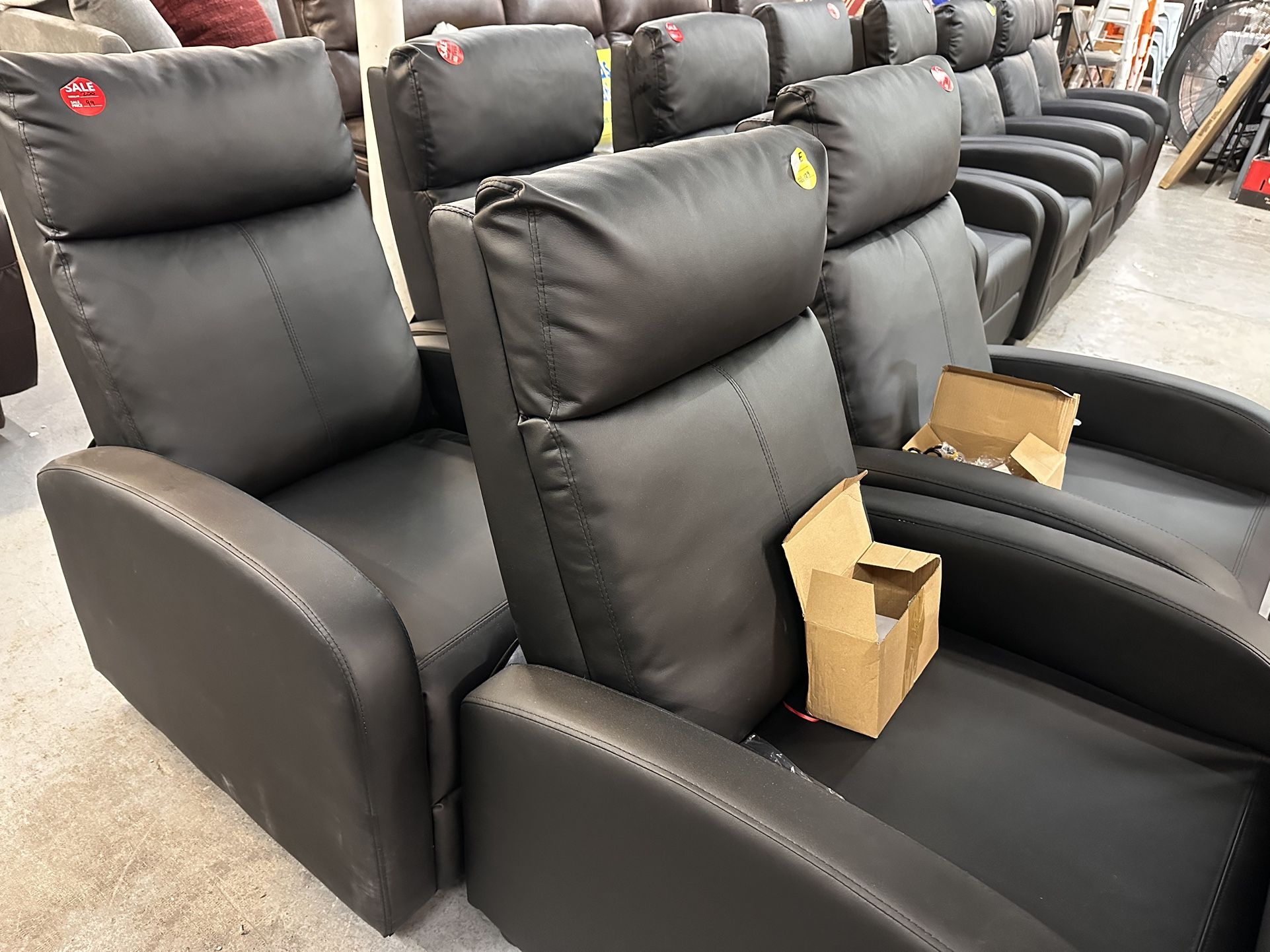 Push Recliners $99-$129 Each With Or Without Massager 