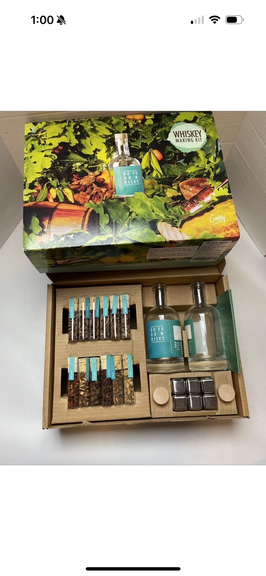 Whiskey Making Kit l DO YOUR WHISKY,Premium Diy Kit,Gift Idea for Whiskey Lovers