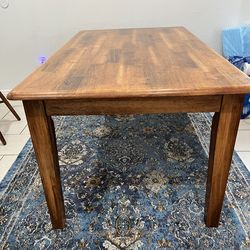 Brown Wood Dining table