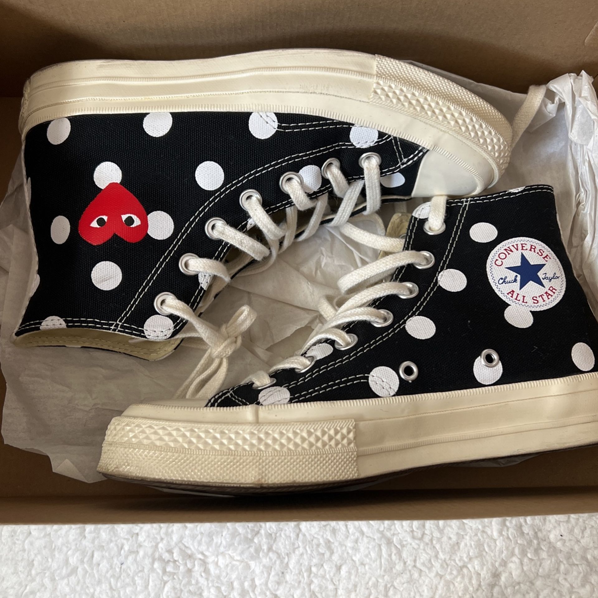 COMME Des GARCONS Converse High Tops 