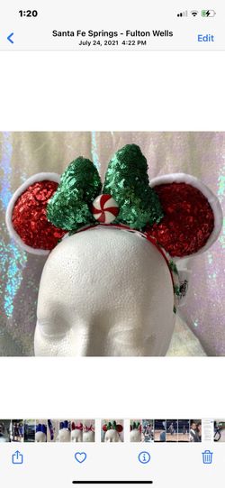 Minnie Peppermint Candy Ears