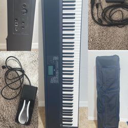 Piano With Pedal & Cover 