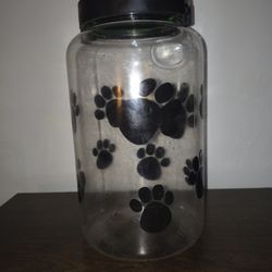 Paw Print Pet Treat Jar 