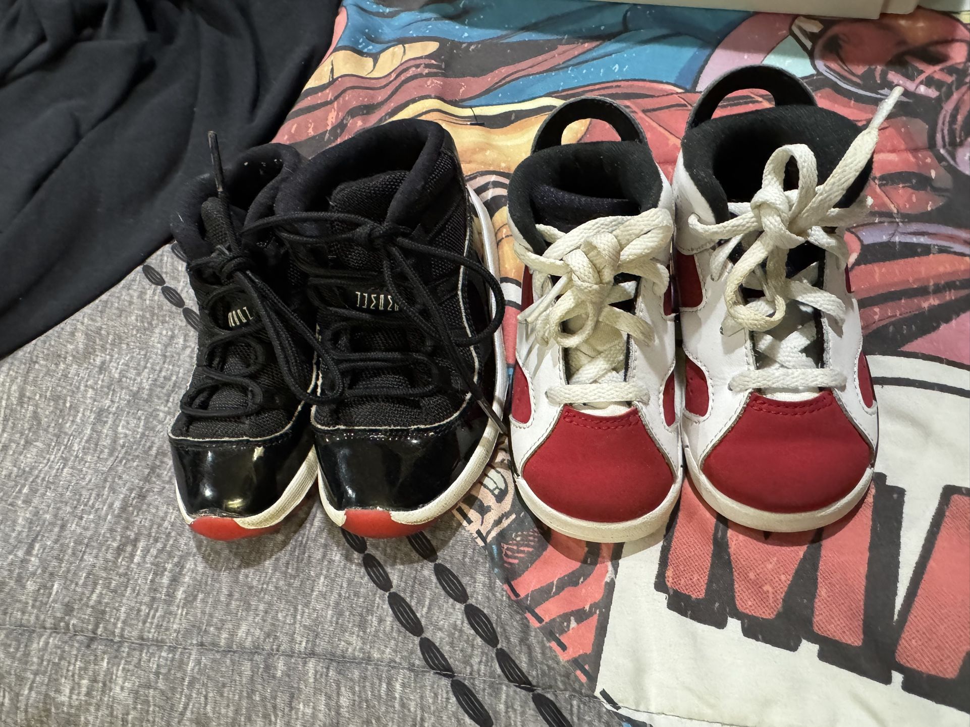 Jordan Bred 11 & Carmine 6