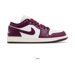  Wmns Air Jordan 1 Low 'Bordeaux'