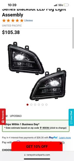 Led Volvo semi fog lights New