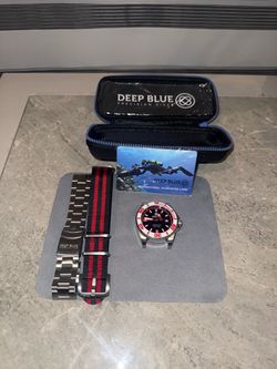 Deep Blue Automatic 500 Meters LD Sapphire Crystal