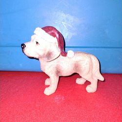 Vintage Christmas Labrador Dog