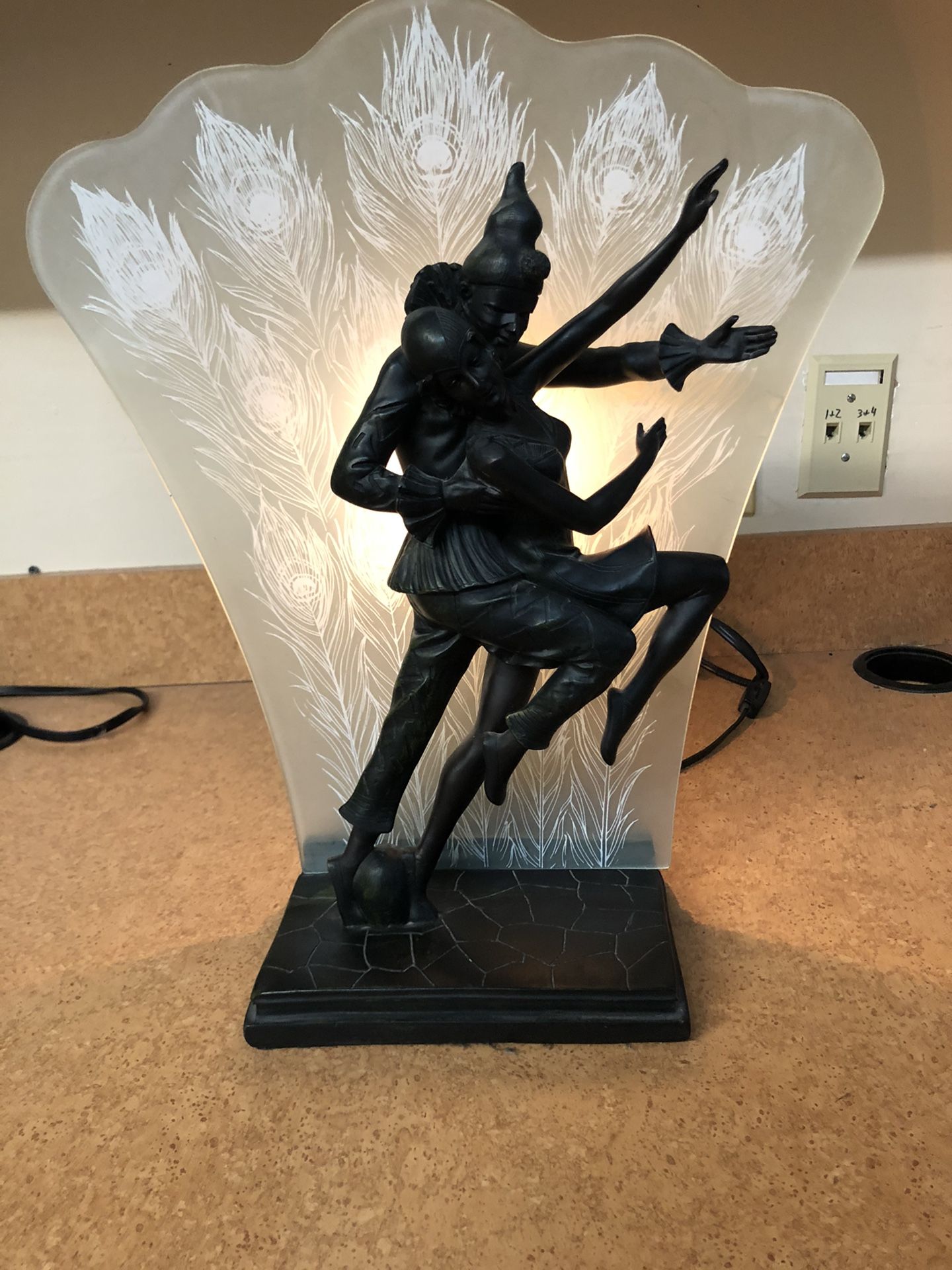 Artistic Dancing Couple Lamp.
