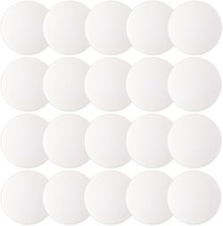 Door Stop Wall Protector, 20 Wall Stops with Strong Adhesive Backing, Silent, Shock Absorbing, Silic