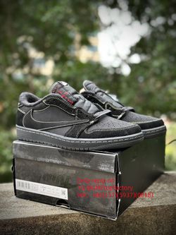 Travis Scott x Air Jordan 1 Retro Low OG SP 'Black Phantom'